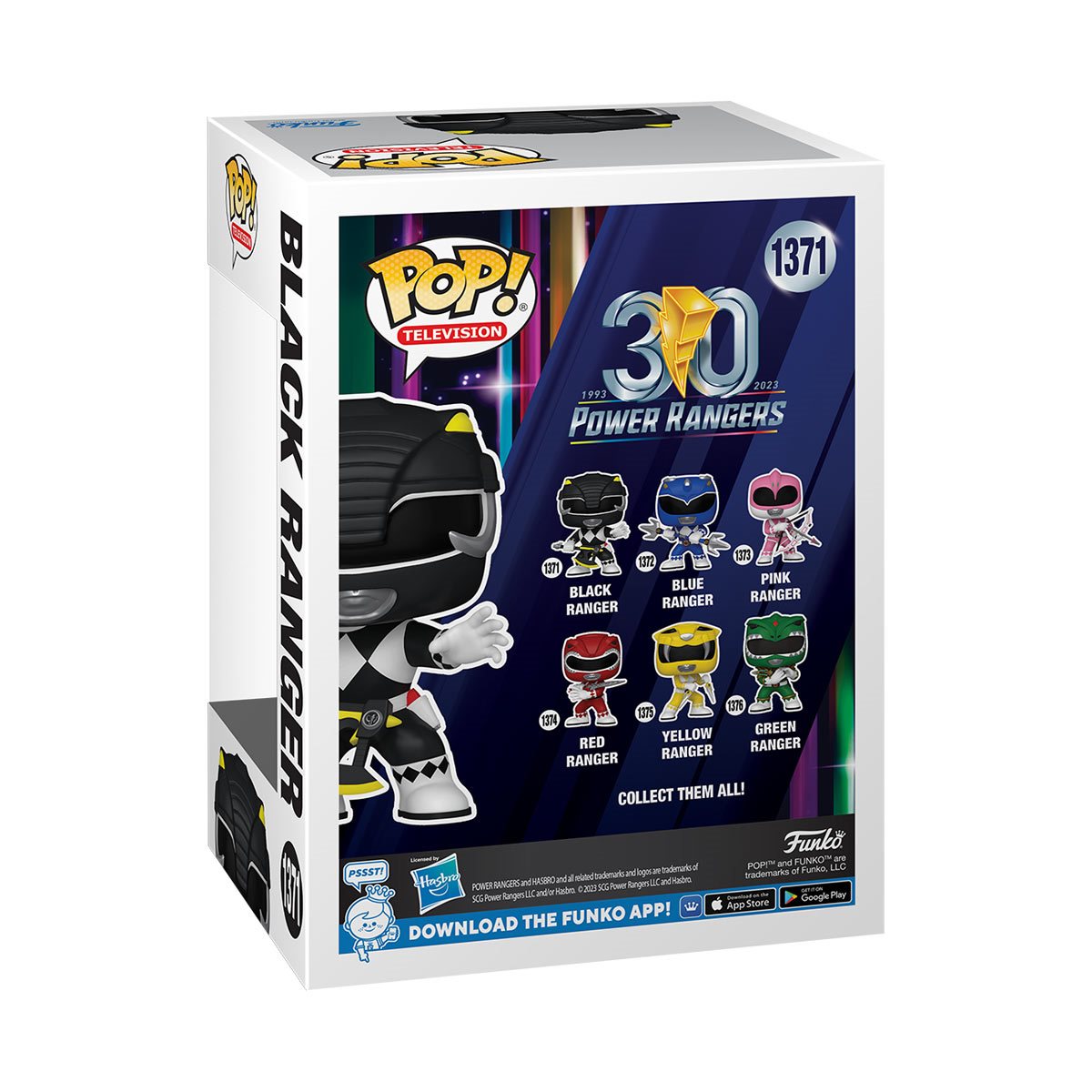 FUNKO POP! TELEVISION: Mighty Morphin Power Rangers 30th - Black Ranger