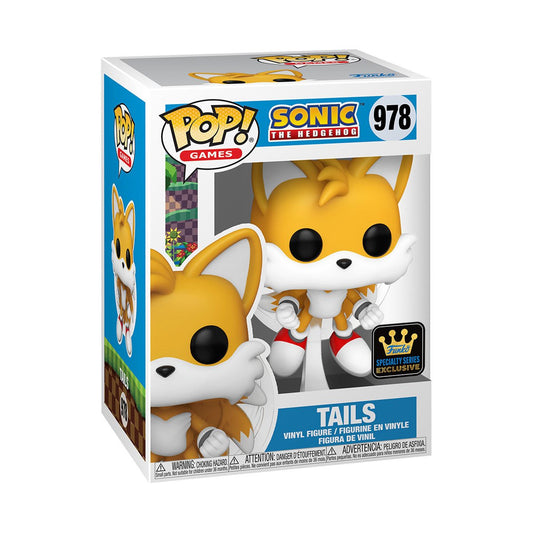 Funko Pop! Sonic the Hedgehog Tails Flying Flocked - (Specialty Series)