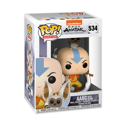 Funko Pop! Avatar The Last Airbender - Aang with Momo