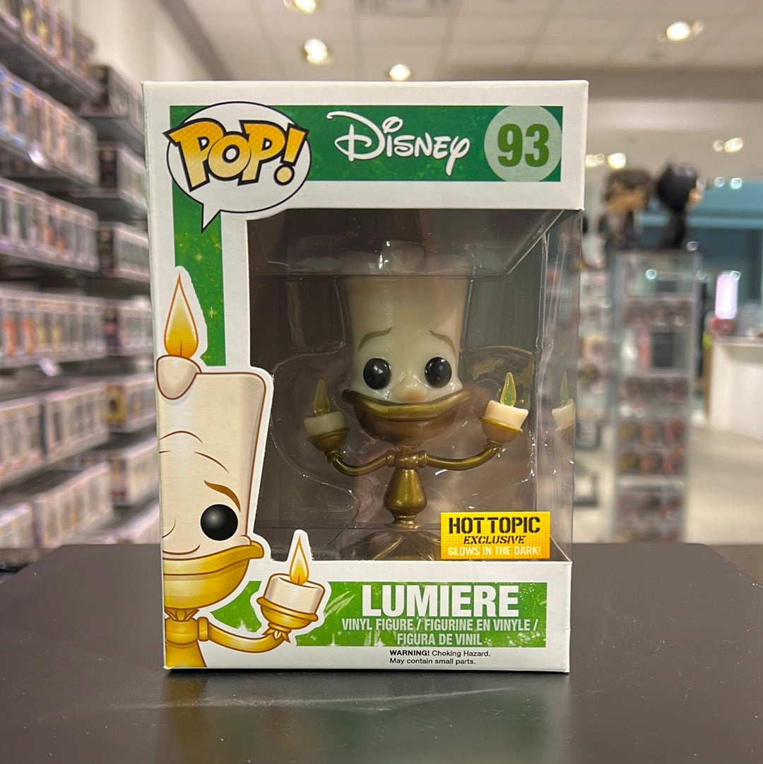 Funko Pop! Disney Lumiere Glow (Hot Topic)