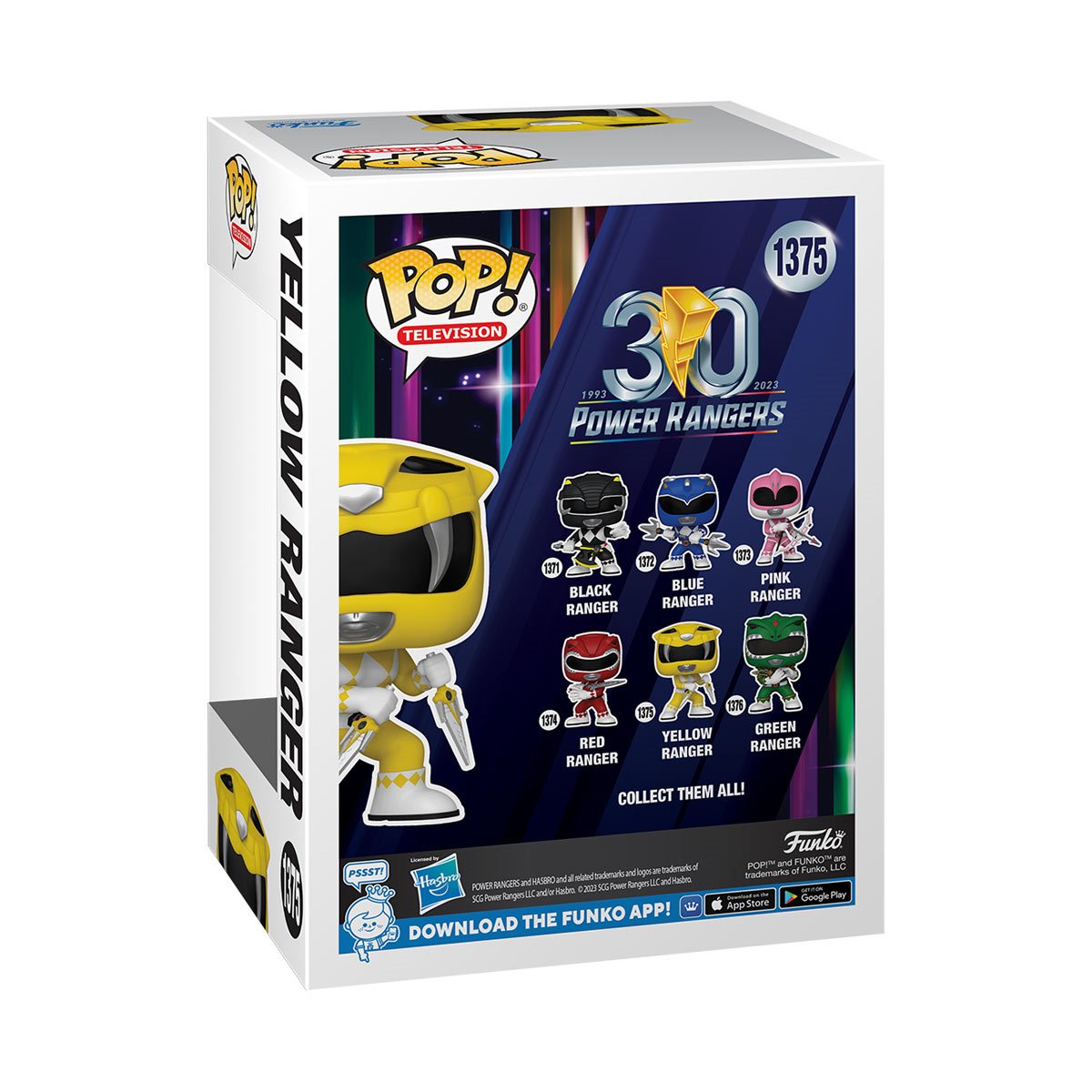 FUNKO POP! TELEVISION: Mighty Morphin Power Rangers 30th - Yellow Ranger