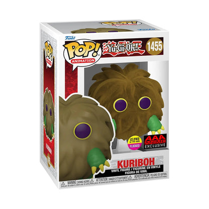 Funko Pop! Yu-Gi-Oh! Kuriboh Flocked and Glow-in-the-Dark Pop! AAA Anime Exclusive