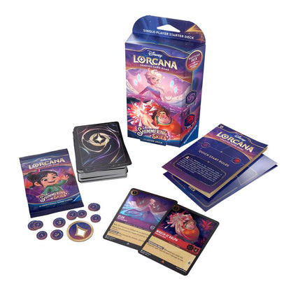 Disney Lorcana: Shimmering Skies Starter Deck (Amethyst & Ruby)