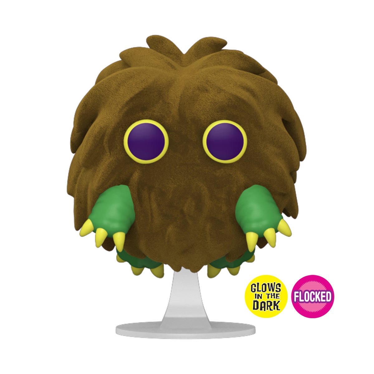 Funko Pop! Yu-Gi-Oh! Kuriboh Flocked and Glow-in-the-Dark Pop! AAA Anime Exclusive