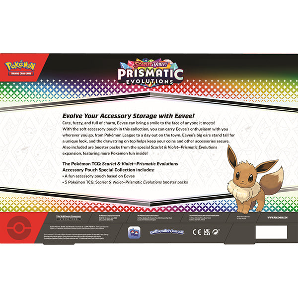 Pokémon TCG: Scarlet & Violet Prismatic Evolutions - Accessory Pouch Special Collection