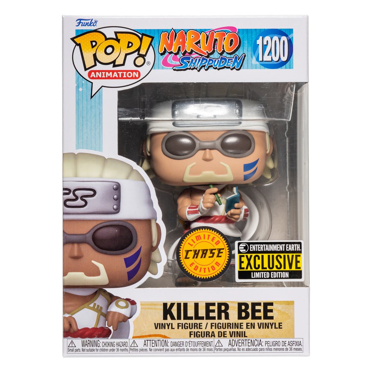 Funko Pop! Naruto Shippuden - Killer Bee CHASE (Entertainment Earth)