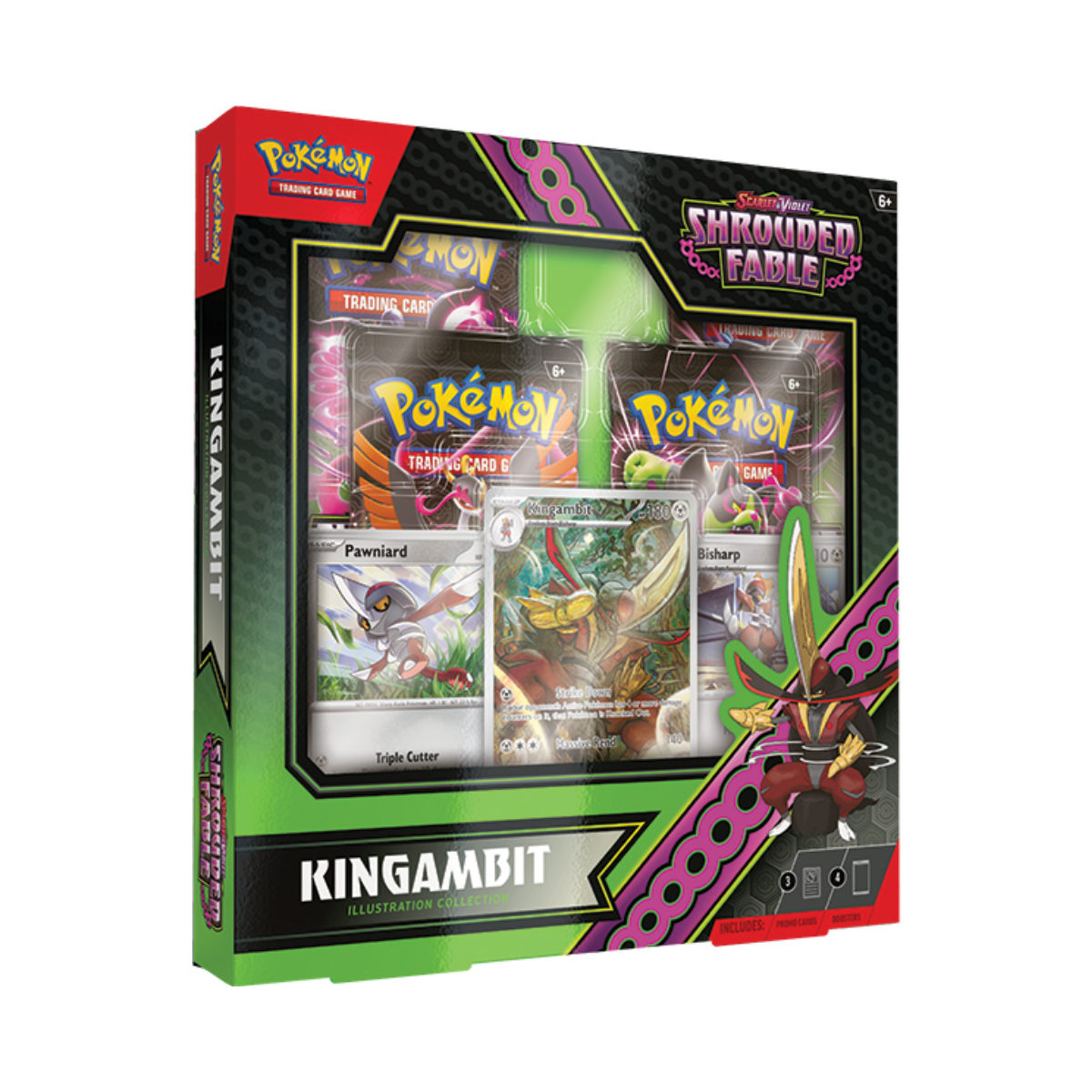 Pokemon TCG: Scarlet & Violet 6.5 Shrouded Fable - Kingambit Illustration Collection