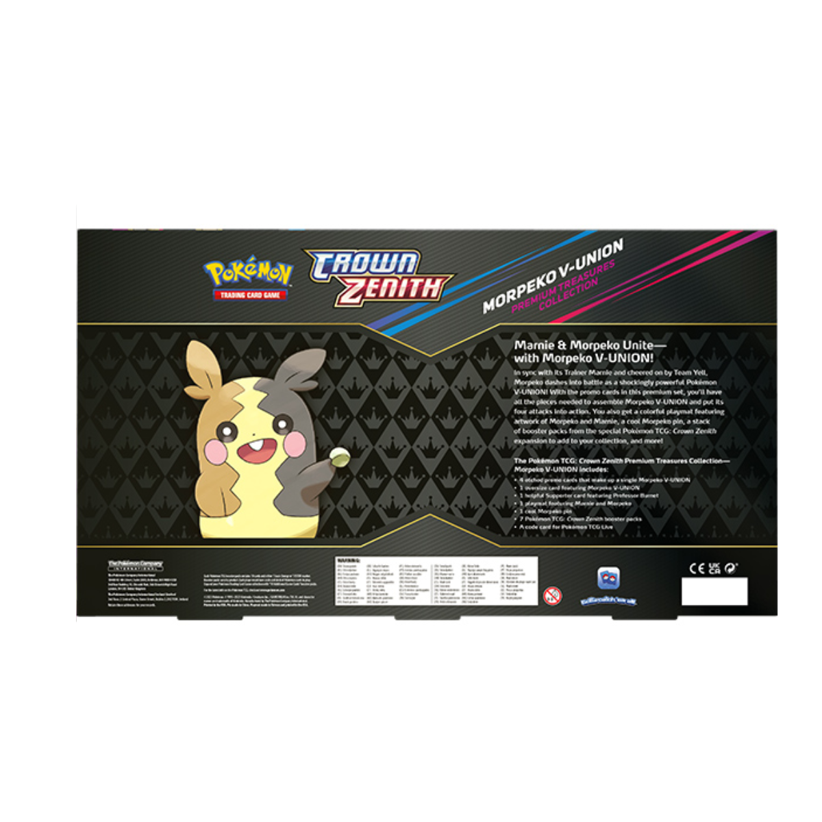 Pokemon TCG: Crown Zenith Premium Treasures Collection Morpeko V- Union