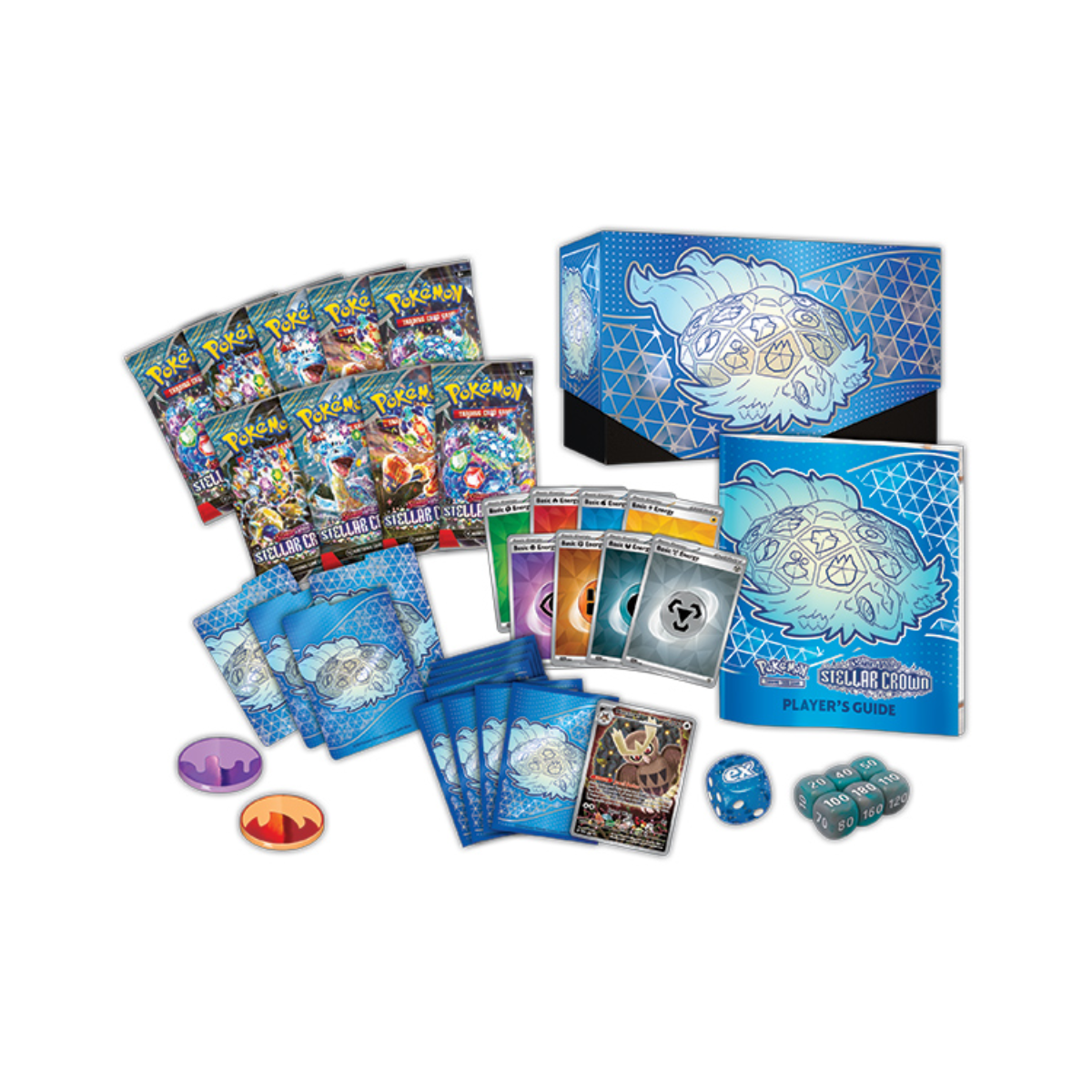 Pokemon TCG: Scarlet & Violet 07 Stellar Crown- Elite Trainer Box