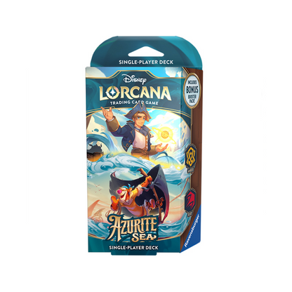 Disney Lorcana: Azurite Sea Starter Deck (Amber & Ruby) - Azurite Sea