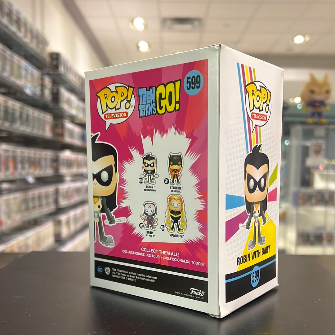 Funko Pop! Teen Titans GO! - Robin With Baby (Hot Topic)