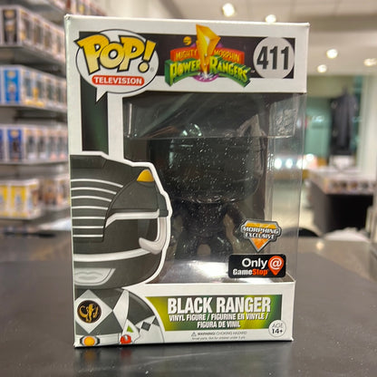 Funko Pop! Power Rangers - Black Ranger (Morphing GameStop)