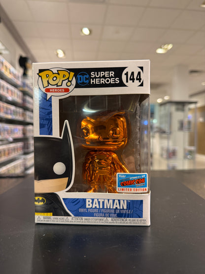 Funko Pop! DC - Batman Chrome (NYCC Con Sticker)