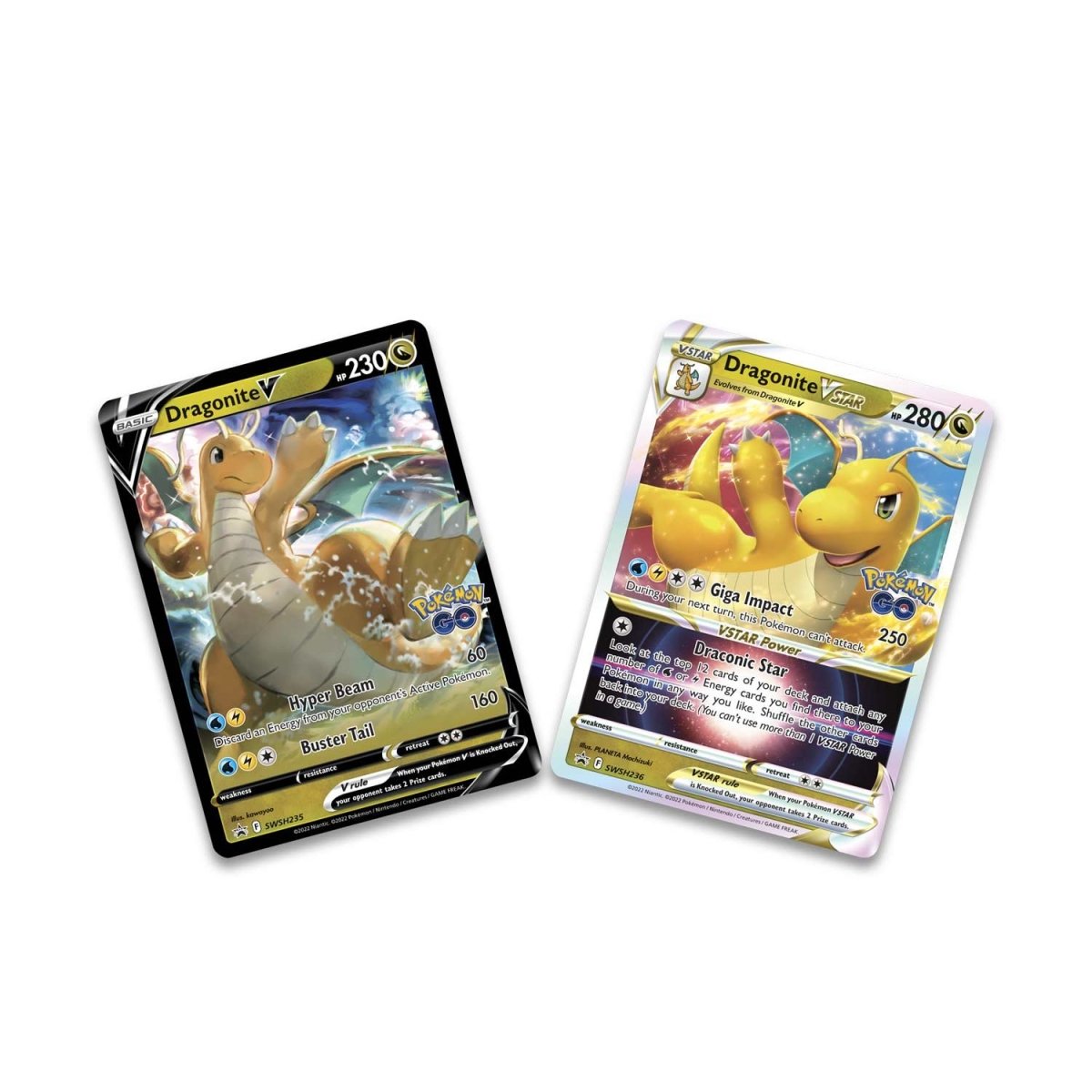 Pokemon TCG: Pokemon GO Dragonite VSTAR Premier Deck Holder Collection