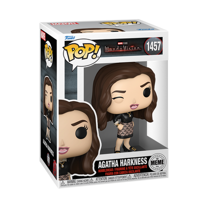 Funko Pop ! Marvel - WandaVision Agatha Harkness Winking Meme