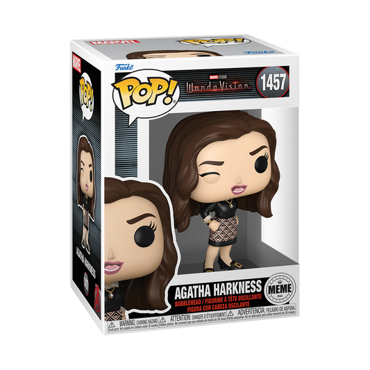 Funko Pop ! Marvel - WandaVision Agatha Harkness Winking Meme