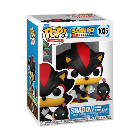 Funko Pop! Sonic The Hedgehog - Shadow With Dark Chao