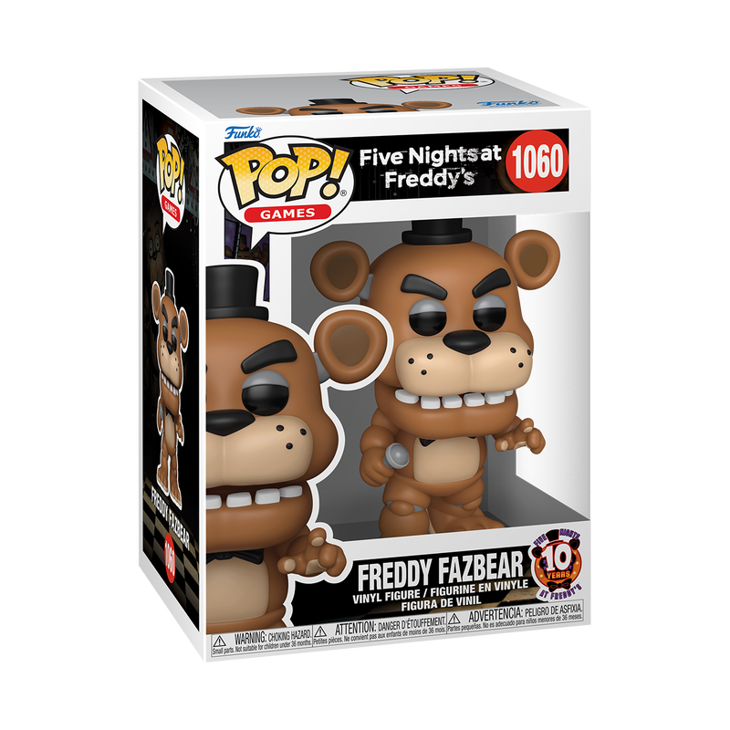 Funko Pop! Five Nights at Freddys 10th Anniversary - Freddy Fazbear