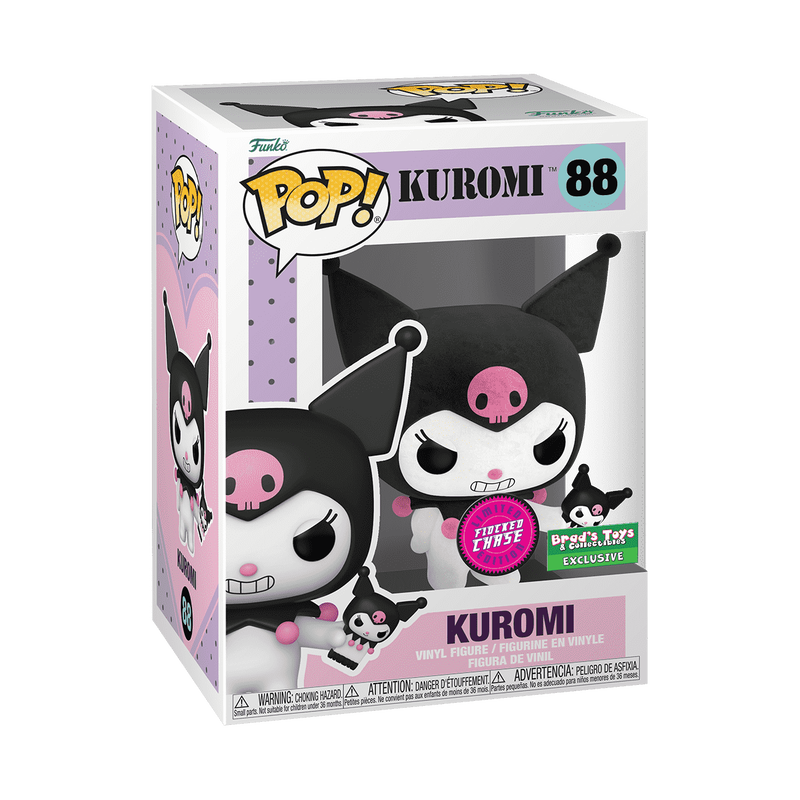 Funko Pop! Hello Kitty - Kuromi with Phone Flocked Chase (Brad’s Toys & Collectibles)