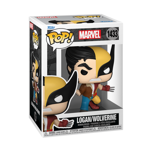 Funko Pop!  Marvel -  Logan/Wolverine Split