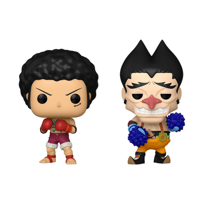 Funko Pop!  One Piece - Luffy & Foxy (Hot Topic) 2-Pack