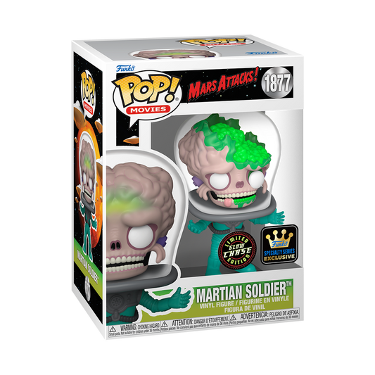 Funko Pop!  Mars Attacks - Martian Soldier Chase (Specialty Series)