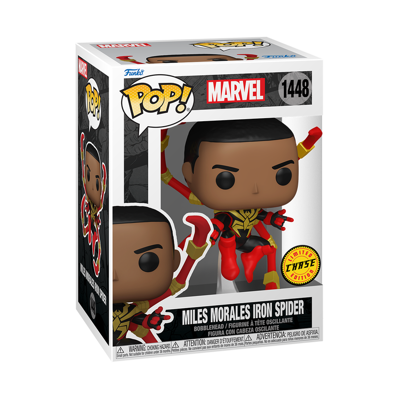 Funko Pop!  Marvel - Spider-Man Comics Miles Morales Iron Spider Chase