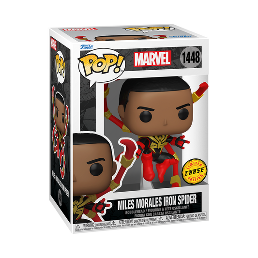 Funko Pop!  Marvel - Spider-Man Comics Miles Morales Iron Spider Chase