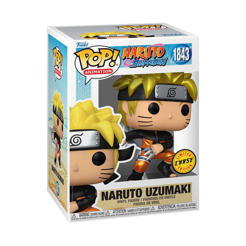 Funko Pop! Naruto Shippuden - Naruto Uzumaki with Shuriken Chase