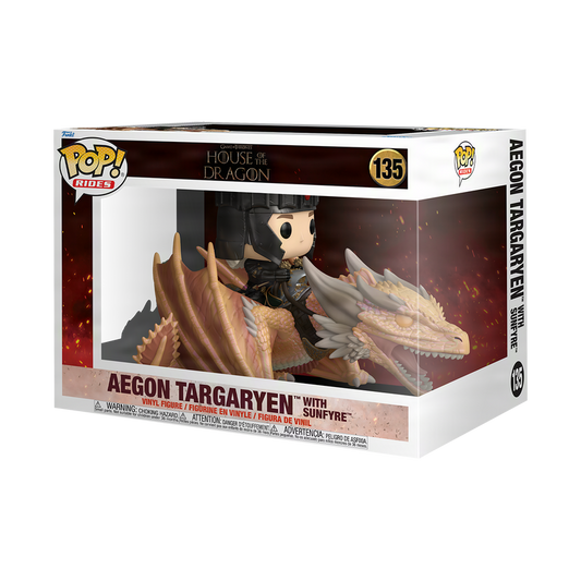 Funko Pop! House of the Dragon - Aegon Targaryen with Sunfyre