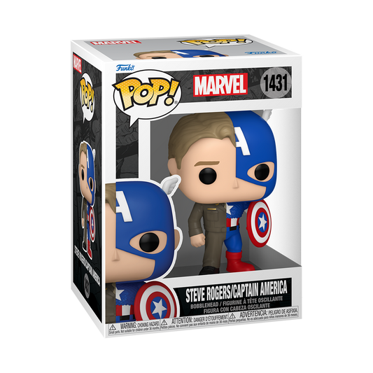 Funko Pop!  Marvel -  Steve Rogers/Captain America Split