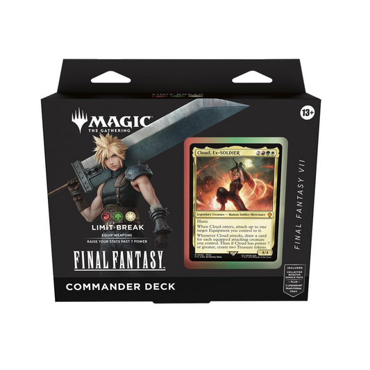 MTG TCG: Universes Beyond- Final Fantasy Commander Deck - (Final Fantasy VII Limit Break)