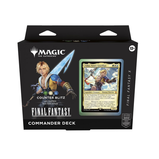 MTG TCG: Universes Beyond- Final Fantasy Commander Deck - (Final Fantasy X Counter Blitz)