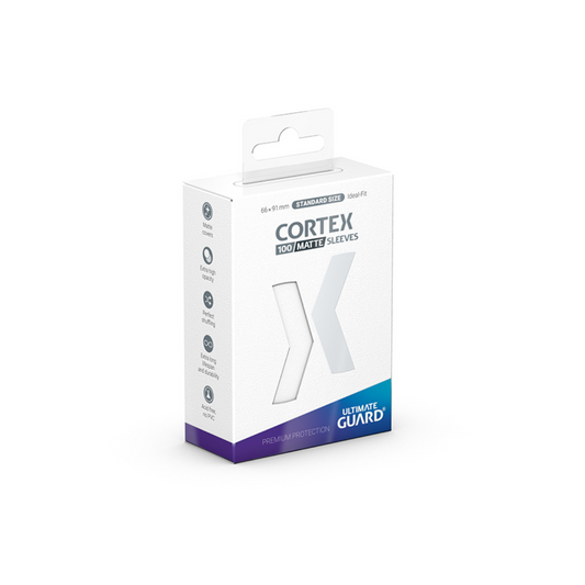 Card Sleeves: Cortex Standard Size- Matte White (100 ct.)