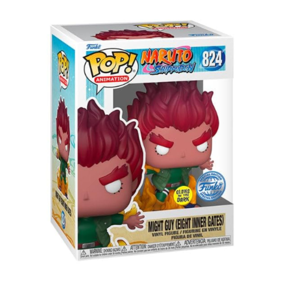 Funko Pop! Naruto Shippuden - Might Guy Eight Inner Gates Glow (Special Edition)