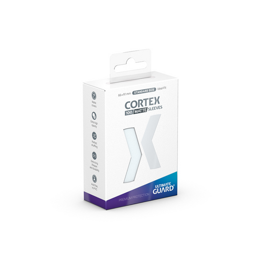 Card Sleeves: Cortex Standard Size- Matte Transparent (100 ct.)