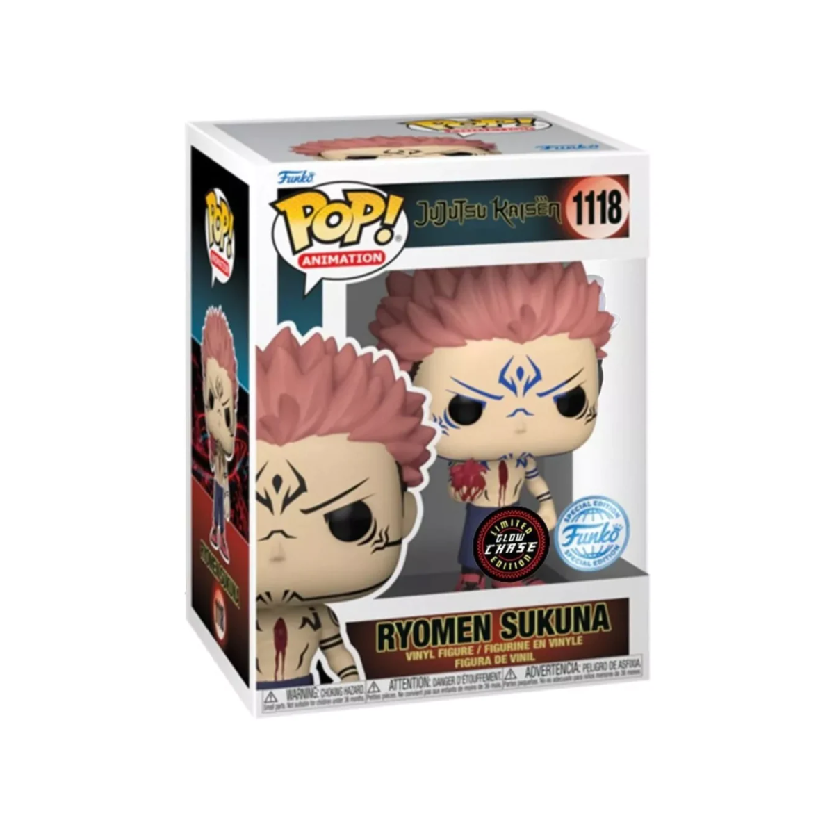 Funko Pop! Jujutsu Kaisen - Sukuna With Heart CHASE (Special Edition)