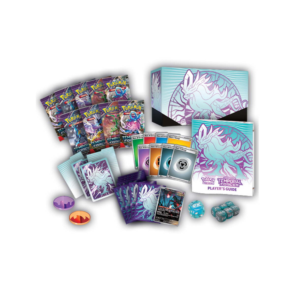 Pokemon TCG: Scarlet & Violet 05 Temporal Forces- Elite Trainer Box