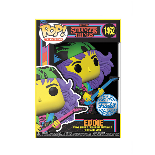 Funko Pop! Stranger Things - Eddie with Guitar Blacklight (Special Edition)