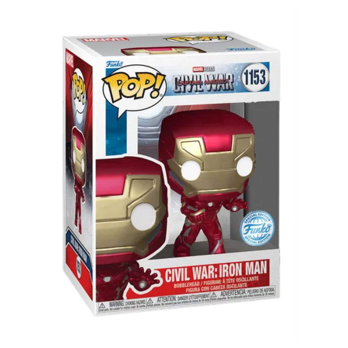 Funko Pop! Marvel - Iron Man Civil War (Special Edition)