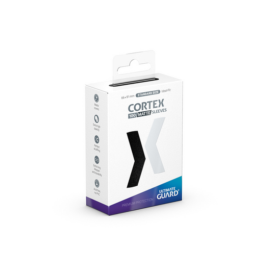 Card Sleeves: Cortex Standard Size- Matte Black (100 ct.)