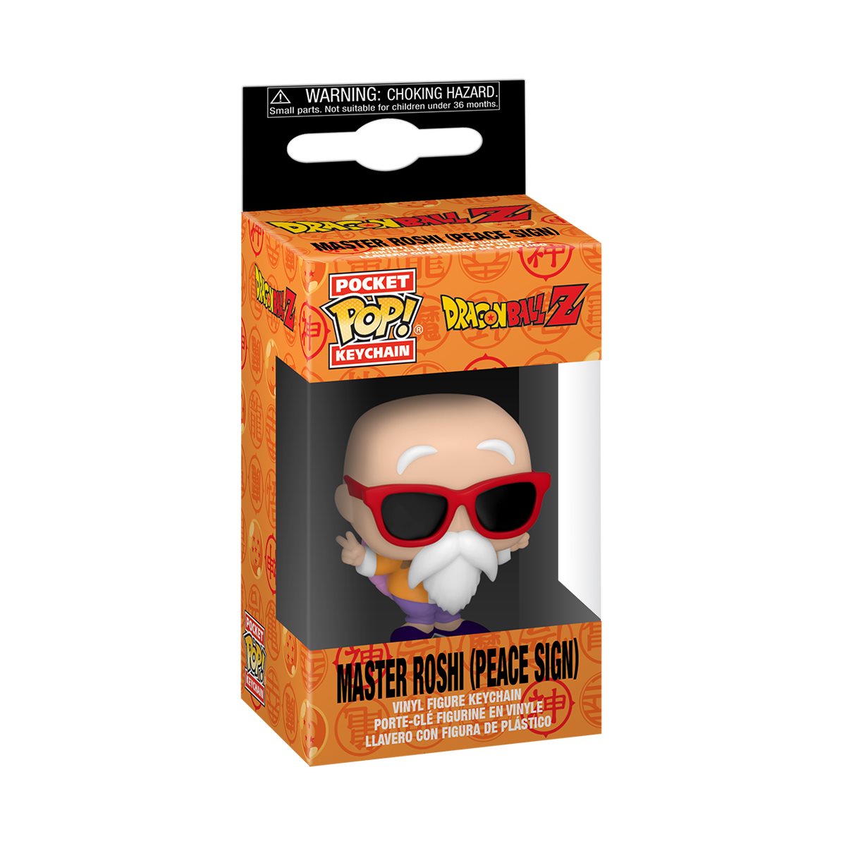 Funko Pop! Keychain: Dragon Ball Z - Roshi Peace Sign