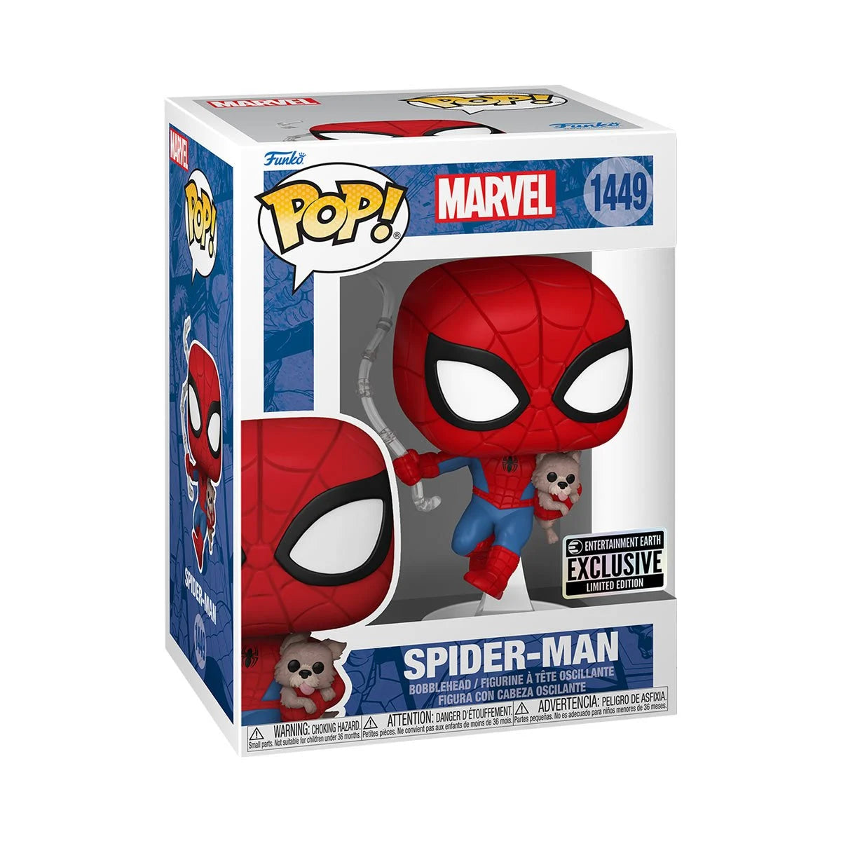 Funko Pop! Marvel - Spider-Man with Sandwich the Dog (Entertainment Earth)