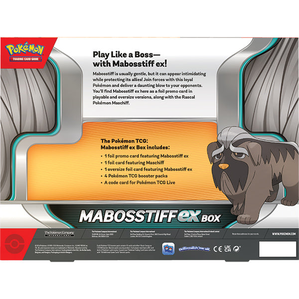 Pokemon TCG: Mabosstiff Ex Box