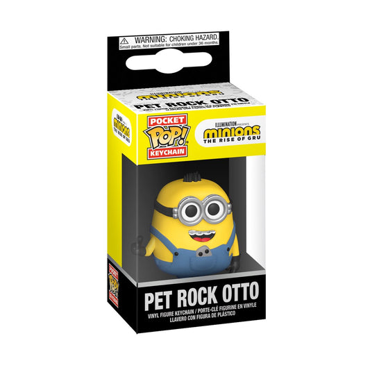 Funko Pop! Keychain: Minions The Rise of Gru Pet Rock Otto