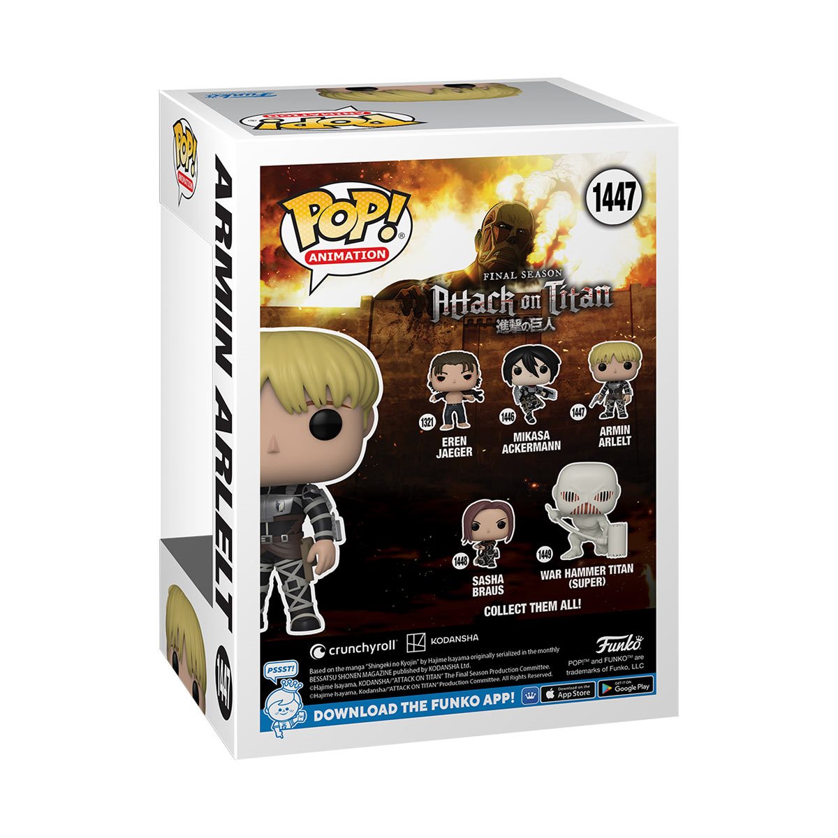 Funko Pop! Attack on Titan - Armin Arlert CHASE