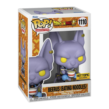 Funko Pop! Dragon Ball Super - Beerus Eating Noodles (Hot Topic)